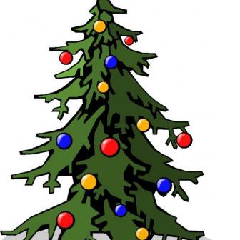 Zdobení vánočního stromu v Chorušicích 1