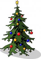 Zdobení vánočního stromu v Chorušicích 1